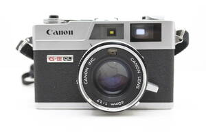 ★美品★CANON キヤノン Canonet QL17 G-III 40mm F1.7 広角単集点レンズ搭載！人気のレンジファインダー！ OK5490