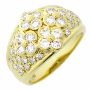 JEWELRY ジュエリー リング・指輪 ダイヤ リング クリア系 K18（イエローゴールド） ダイヤモンド 中古 レディース