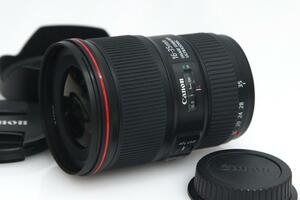 美品｜キヤノン EF16-35mm F4L IS USM CA01-H4002-2O3A Canon フルサイズ 超広角ズームレンズ EFマウント 中古