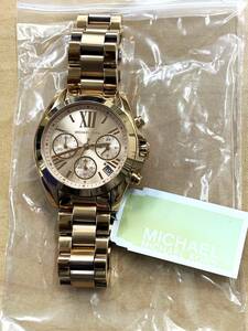 □92 MICHAELKORS マイケルコース ラウンドクロノ35ミリ Lウォッチ [ MK5799 ] 〇店頭展示品 未使用 