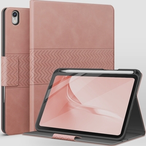 送料無料★iPad mini6 ケース 第6世代用 8.3インチ ペアリング/充電 オートスリープ機能 全面保護 (ピンク)
