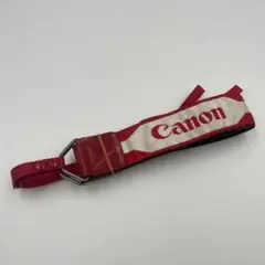 Canon カメラストラップ 赤白