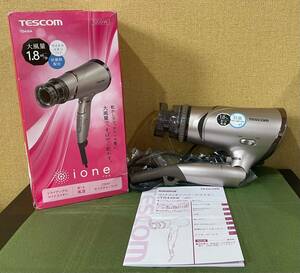 格安!! 99円スタート!! TESCOM テスコム ione イオネ マイナスイオンドライヤー TD430A ブロンズ