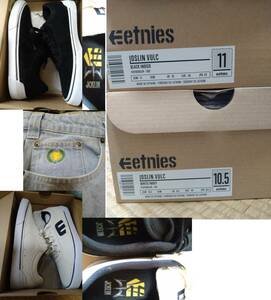 etnies エトニーズ Joslin 28.5+29.0 + theories sk8ジーンズXL 未使用試着のみ+ 室内使用のみ デッキ GIRL SEAN MALTO DOUBLE OG TWIN TIP