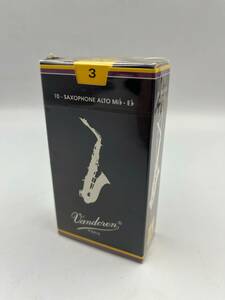 【未開封品】 Vandoren バンドーレン 10 - SAXOPHONE ALTO アルト サクソフォン リード Mi♭-E♭ トラディショナル 硬さ:3 10枚入り E183-1