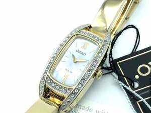 35ｇ 軽量 ソーラー仕様 スワロフスキークリスタル付き セイコー 女性用 腕時計 海外版 SUP390