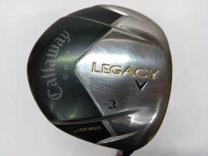 ☆FW Callaway キャロウェイ LEGACY AERO 15度 3W flex:R SPEED AMORPHOUS 50W メンズ右 レガシーエアロフェアウェイウッド