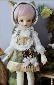 アウトフィット ブライス　サイズ BJD 服 ワンピース 緑　2点