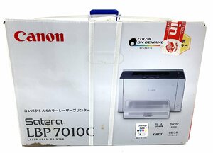 ●【中古・未開封品】Canon キャノン コンパクト A4 カラー レーザープリンター Satera LBP7010C：