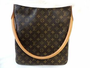 美品 ヴィトン ルーピングGM セミショルダーバッグ ☆ M51145 モノグラム レディース 肩掛け ▼ LOUIS VUITTON 5D6DS