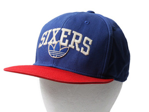 ■ NBA オフィシャル アディダス x セブンティシクサーズ べースボール キャップ フリーサイズ 帽子 ADIDAS 76ers Sixers バスケ 2トーン