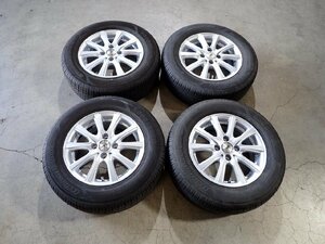 YS0304【送料無料195/65R14】ノート フリードなどに グッドイヤー 中古夏タイヤアルミセット ▼14×5.5J 100/4H ET38▼