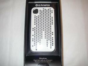610 id America iPhone4/4S用 TPUケース SKY LINE 正規新品 白