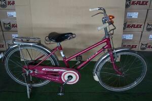 G：幼児用自転車　BS　BAMBI号(赤）　20インチ　昭和　レトロ　ビンテージ　当時モノ　レストア　年代物　部品取り　いい感じ♪