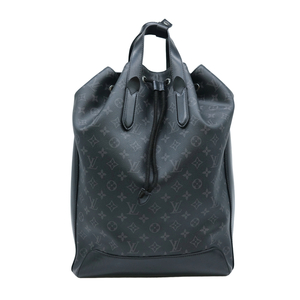 LOUIS VUITTON ルイヴィトン モノグラム エクリプス バッグパック エクスプローラー リュック ブラック 黒 レザー M40527