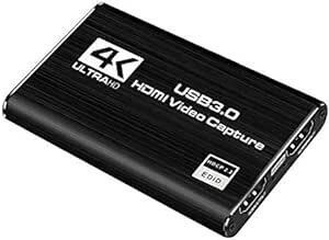 キャプチャーボード 4K HDMIビデオキャプチャカード ゲームキャプチャデバイスUSB3.0 1080p 60fps UVC ＆