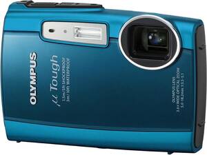 OLYMPUS デジタルカメラ μ TOUGH-3000 ブルー μ TOUGH-3000 BLU(中古品)