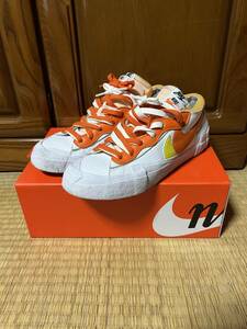 NIKE（ナイキ）ブレザー LOW/SACAI カジュアルシューズ 26.5㎝ DD1877-100 中古