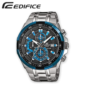 カシオ CASIO EDIFICE エディフィス メンズ 腕時計 EFR-539D-1A2V ブラック/ブルー クオーツ プレゼント お祝い 誕生日