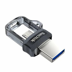 新品 SanDisk Ultra Dual Drive M3.0 USBメモリー 64GB USB3.0 150MB/s OTG(Android対応) SDDD3-064G-G46