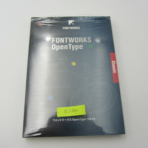NA-155●中古/FontWorks OpenType Classic フォントワークス　OpenTypeフォント/FOT-ロダン Pro-L/macintosh/mac os