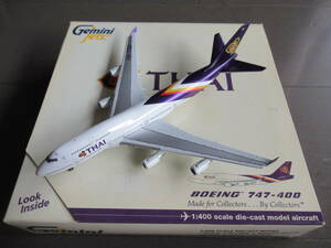 Gemini ジェミニ 1/400 Thai タイ航空 Boeing747-400 ボーイング747-400 HS-TGZ