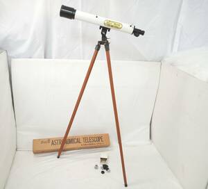 【USED品】Unix ユニックス Space Shuttle スペースシャトル 天体望遠鏡 FⅠ-60/テレスコープ/本体約62.5×8cm/日本製/箱付き/17-RDE51