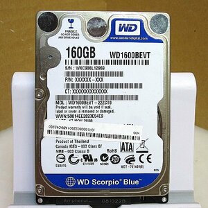 HD4539★WesternDigital★2.5インチHDD★160GB★WD1600BEVT★即決！