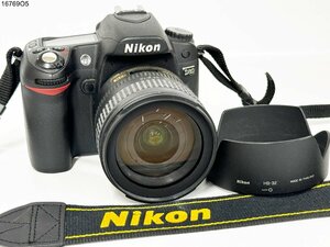 ★シャッターOK◎ Nikon ニコン D80 DX AF-S NIKKOR 18-70mm 1:3.5-4.5G ED 一眼レフ デジタルカメラ ボディ レンズ フード 16769O5-9