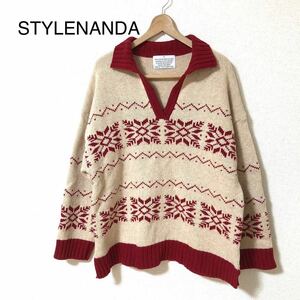 STYLENANDA 羊毛混　ウール　ニット　セーター　フリーサイズ