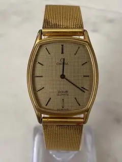 OMEGA オメガ デビル 1365 ゴールド文字盤 プッシュ式  メンズ腕時計