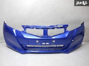 【割れ無し】 ホンダ純正 GE6 GE7 フィット 後期 フロントバンパー 71101-TF0X-ZX00 ブルーメタリック系 棚2O