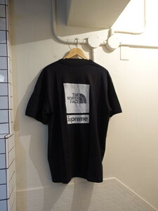 Supreme × ノースフェイス The North Face TNF S/S TOP　Tシャツ　未使用　24SS　黒　サイズＬ　