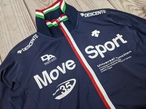 7．デサント DESCENTE ムーブスポーツ Move Sport DAT-1004 ドライトランスファー トレーニングジャケット メンズ L ネイビー ジャージ 805