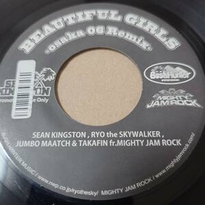 Sean Kingsiton & Ryo The Skywalker & Jumbo Maatch & Takafin - Beautiful Girls (Osaka 06 Remix) // Mighty Jam Rock 7inch / AA0621 