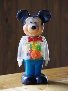 ヴィンテージGABRIELディズニーミッキーマウスゼンマイトイスケルトンプラメカニカルdisneyオブジェ店舗什器現状長期保管品