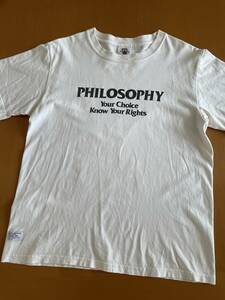 wtaps PHILOSOPHY Tシャツ