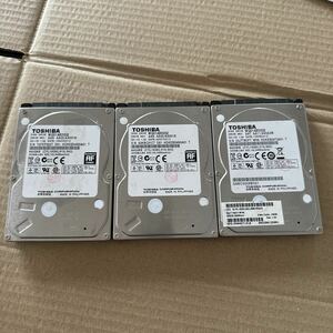 (3e)3個セットTOSHIBA 東芝 2.5インチ HDD 型番：MQ01ABD032 　容量：320GB　動作品　USED