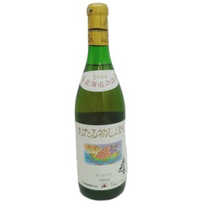 H04085 白ワイン ワイン 古酒 酒 おたる初しぼり 北海道の詩 2000 生葡萄酒 ポートランド ビンテージ