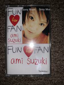 ソニー時代の鈴木あみ ベストアルバム カセットテープ FUN for FAN 鈴木亜美【未開封中古】