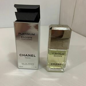 シャネル エゴイスト 香水 CHANEL プラチナム オードトワレ フレグランス EGOISTE 残量80%程度　（04.27）