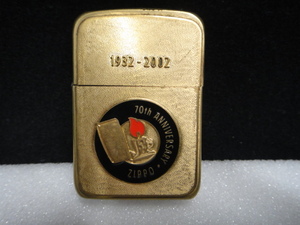 ●USED中古 ZIPPO ジッポ 70周年 1932-2002 