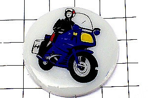 ピンバッジ・バイクの警察官◆フランス限定ピンズ◆レアなヴィンテージものピンバッチ
