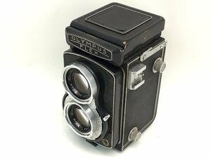 OLYMPUS FLEX / Zuiko F.C. 1:2.8 f=7.5cm 二眼レフカメラ ジャンク 中古【UW040527】