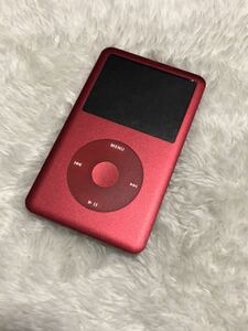 Apple iPod classic 第6.5世代 160GBからSSD512GB 赤 レッド カスタム 改造 MC297JかMC293J