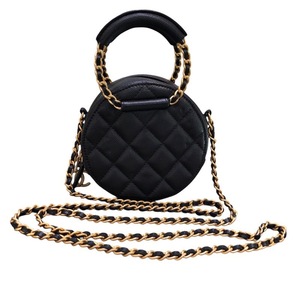 シャネル CHANEL マトラッセ2WAYラウンドショルダー AP1176 キャビアスキン ショルダーバッグ レディース 中古