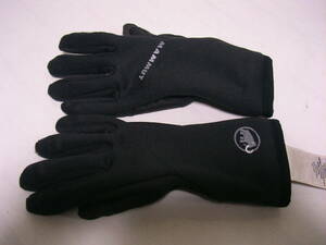 used良品！マムート MAMMUT Fleece Pro Glove フリースプログローブ 手袋 1190-05851 黒 サイズ7 アウトドア登山トレッキング防寒保温