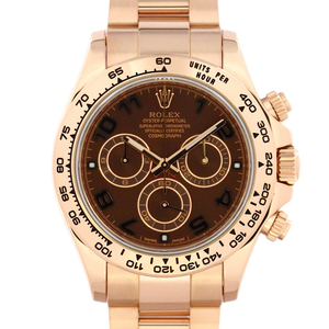 ロレックス（ROLEX）デイトナ 116505 チョコレート ブラウン文字盤 エバーローズゴールド 2018年6月/ランダムシリアル メンズ 腕時計