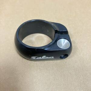 い Salsa Cycles Lip Lock 旧ロゴ ブラック 30.0mm シートクランプ サルサ 検 Surly blue lug ピスト Mash paul dkg black アルマイト