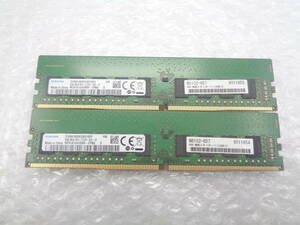 複数入荷 サーバー用メモリ SAMSUNG N8102-657 DDR4 PC4-2133P 8GB ｘ 2枚セット 中古動作品(M392)
